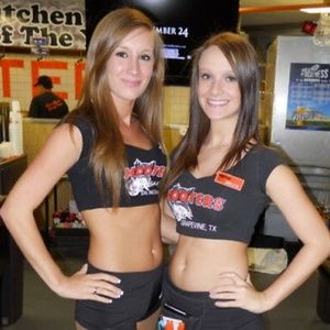 Hooters Girls Uniform Black Shorts Xxs 